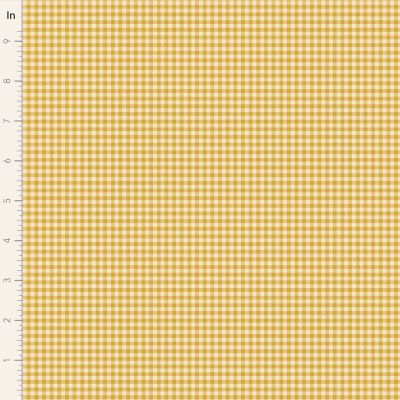 Tilda Creating Memories, Woven Gingham Yellow