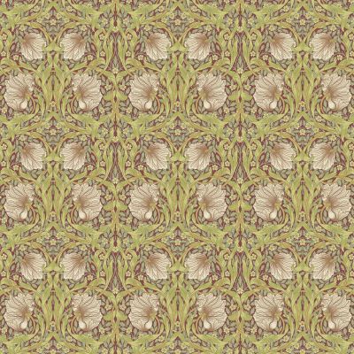 William Morris Pimpernel Crimson Panama