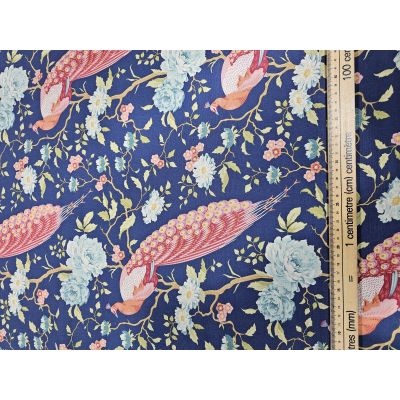 Tilda Chic Escape Peacock Tree navy blue