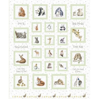 Wrendale Love is All you need is love Panel