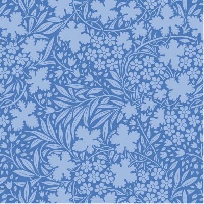 Tilda Something Blue Fabric  Bushbloom Cornflower