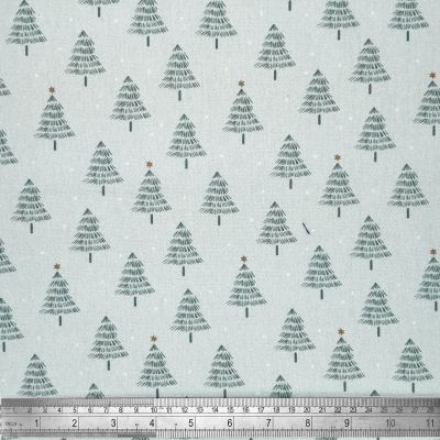 Christmas Trees, Ice Cotton Panama