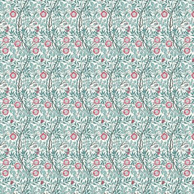 Sweet Briar Azure Polycotton William morris
