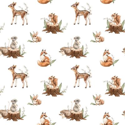 Jersey Forest Animal White
