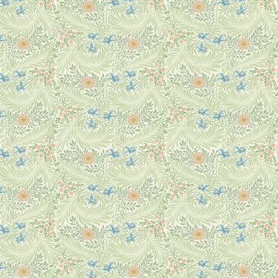 Larkspur Green Polycotton William morris