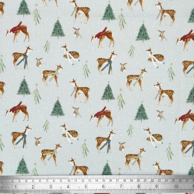 Winter Deer's, Ice Cotton Panama