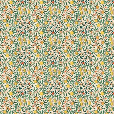 Pomegranate Cream Polycotton William morris