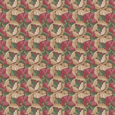 Acanthus Berry Polycotton William morris