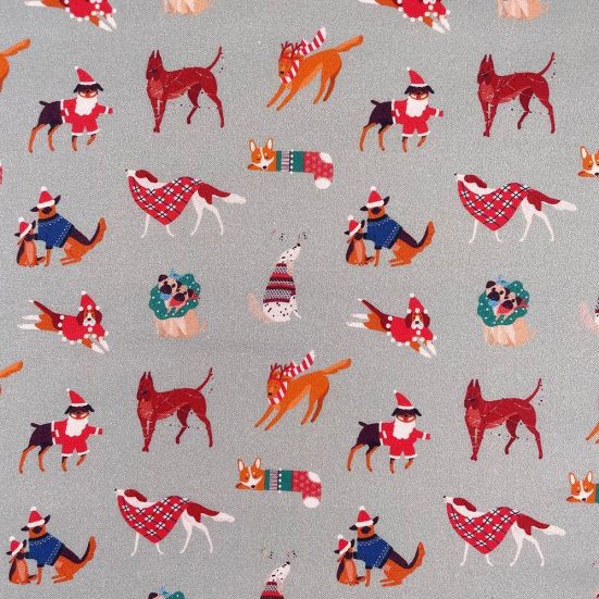 Christmas Dogs Silver