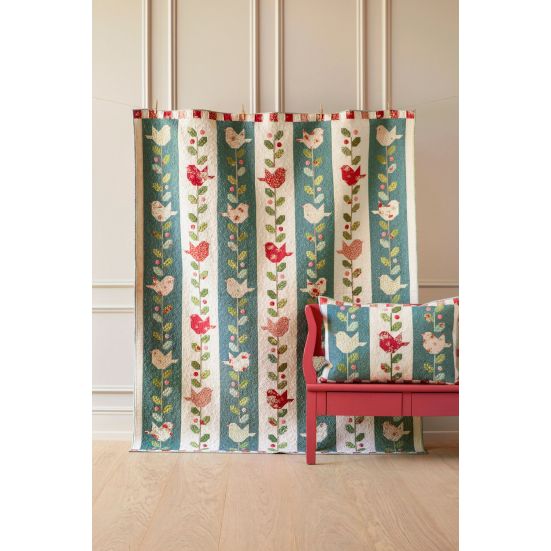 Tilda Merry Little Christmas Holly Clay Cotton