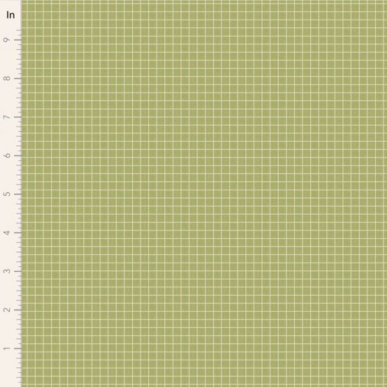 Tilda Creating Memories, Woven Plaid Pea Green