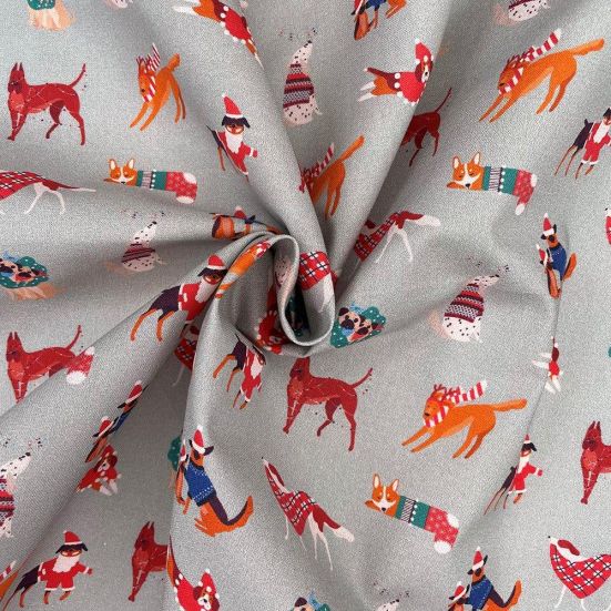 Christmas Dogs Silver