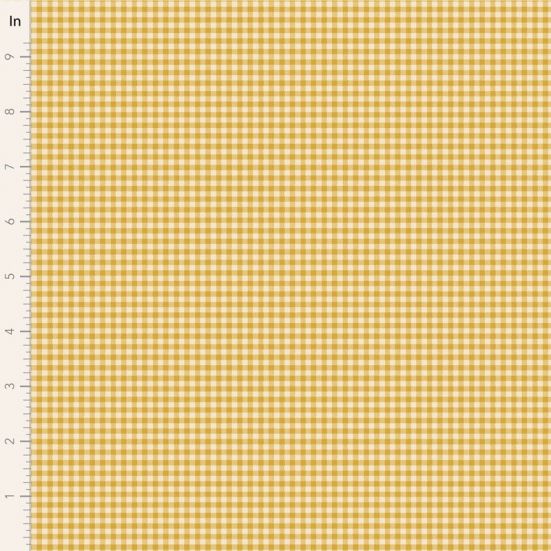 Tilda Creating Memories, Woven Gingham Yellow