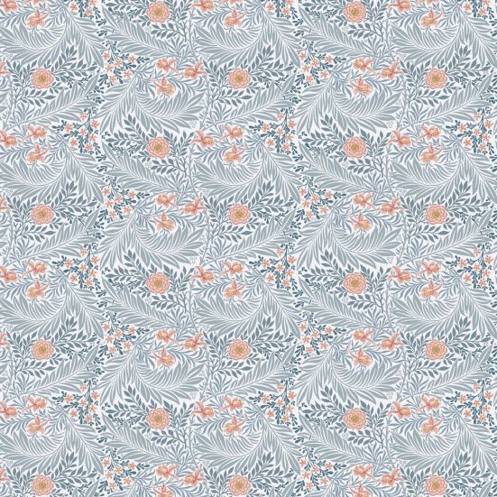 Larkspur Blue Polycotton William morris