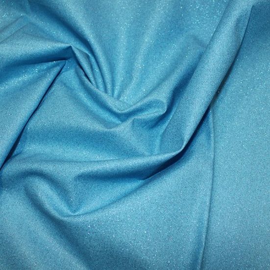 Glitter Cotton Turq