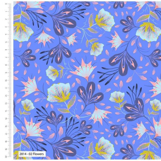 Enchanted Wings Flowers Cotton