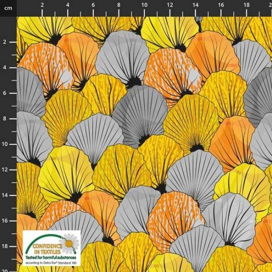 Medinilla Monkey Yellow Grey Cotton