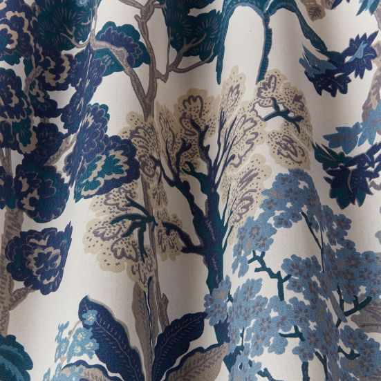 Avar Delft Printed Half Panama
