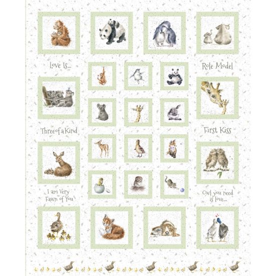 Wrendale Love is All you need is love Panel