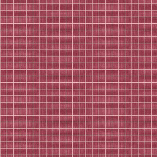 Tilda Creating Memories, Woven Plain Burgundy