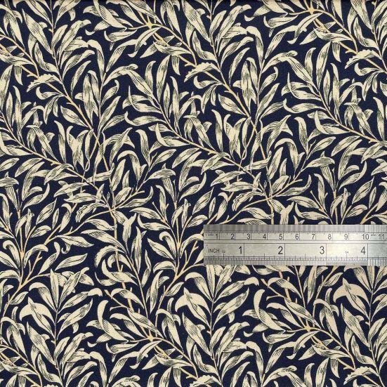 William Morris Design Willow Brough Navy