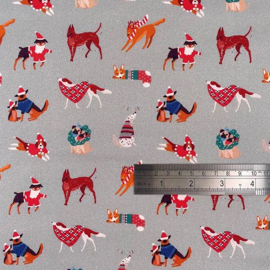 Christmas Dogs Silver