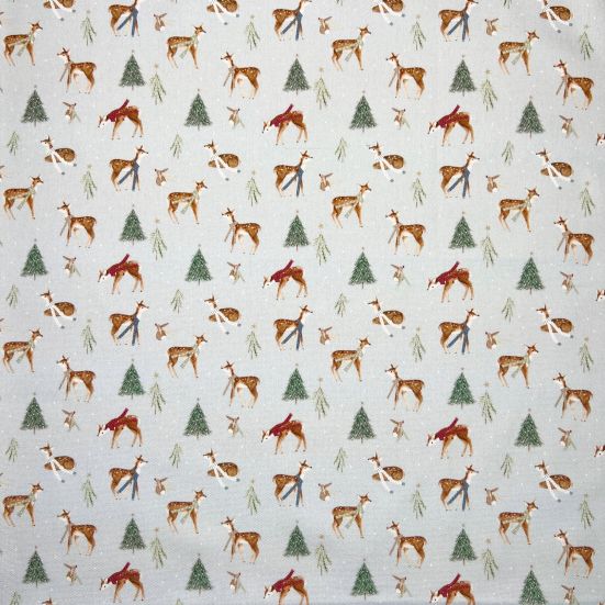 Winter Deer's, Ice Cotton Panama