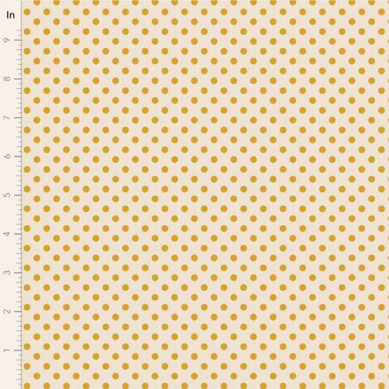 Tilda Creating Memories, Woven Dot Yellow