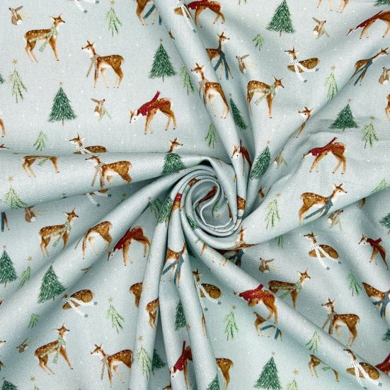 Winter Deer's, Ice Cotton Panama