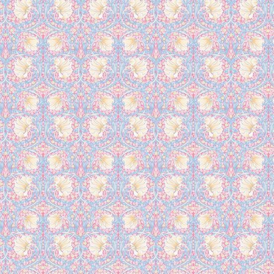Pimpernel Pastel Pink Polycotton William morris