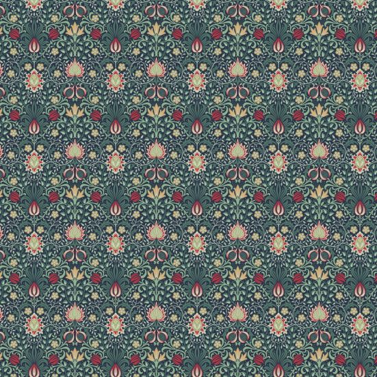 Persian Rouge Polycotton William morris