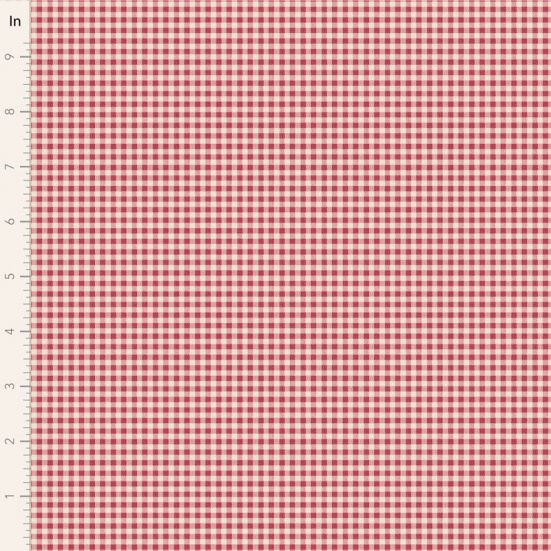 Tilda Creating Memories, Woven Gingham Red