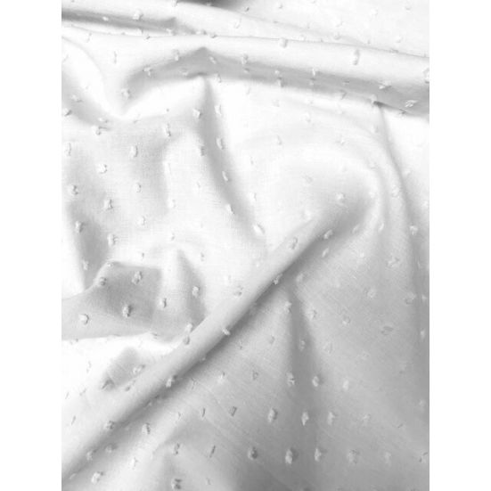 Cut Spot Cotton White