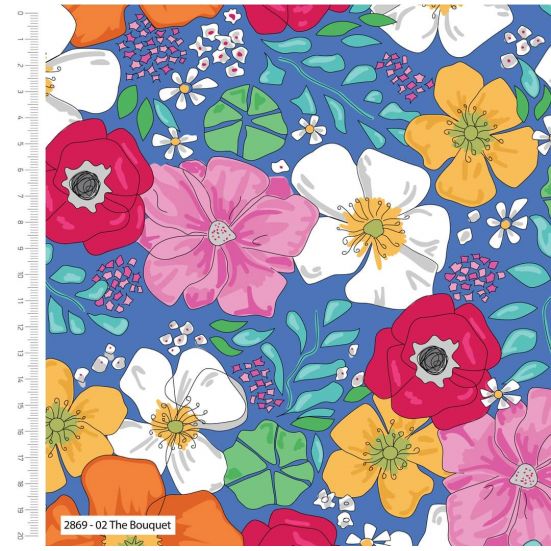 Wild Dreams The Bouquet Cotton by Crafty Lass