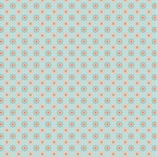 My Heart Belongs to My Farmer Floral Blue