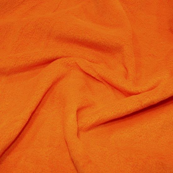 Plain Antipil Fleece Flo Orange