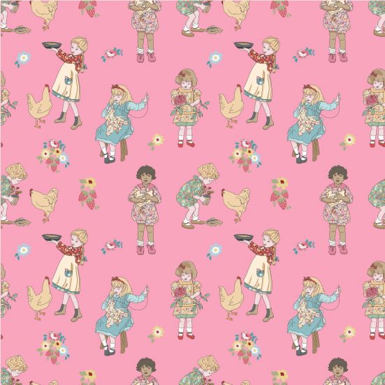 Hopscotch & Freckles Childrens Chores Pink
