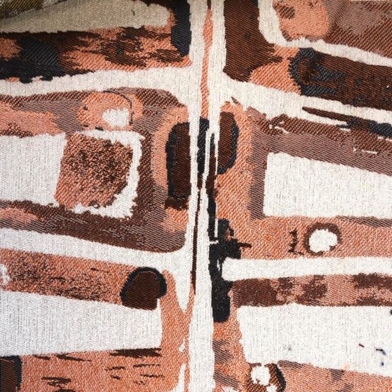 Retro Polyester Tapestry Tan