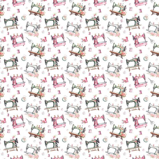 Sewing Machine Polycotton