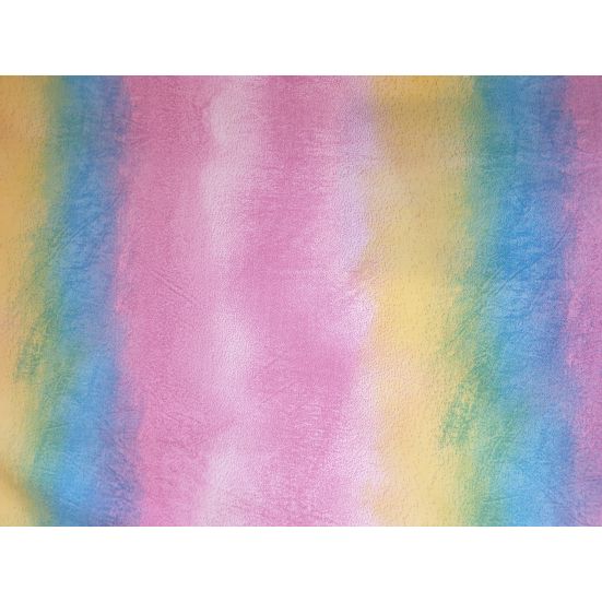 Cotton Sateen Pink & Blue