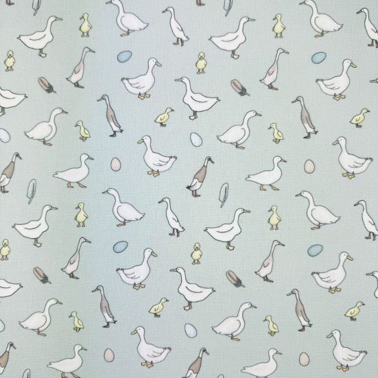 Duck Duck Goose Eggshell by Emma Lawrence designs