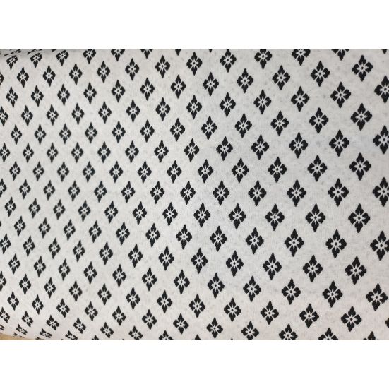 Jacquard White & Black