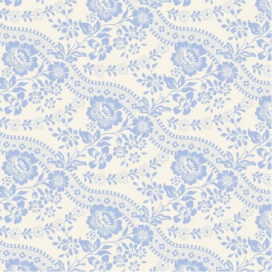 Tilda Something Blue Fabric Celeste Sky