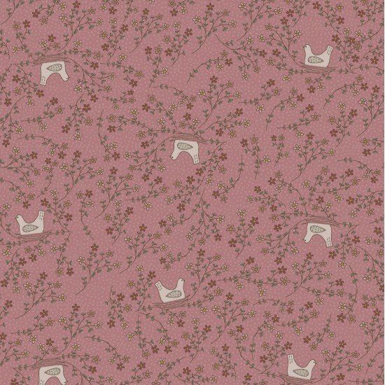 Lynette Anderson The Nest Coral Cotton