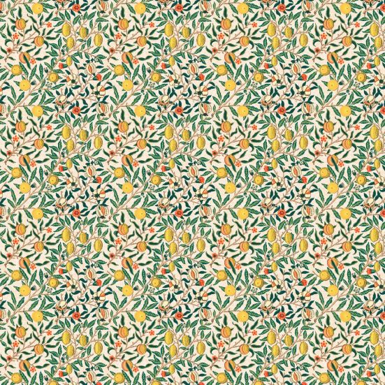 Pomegranate Cream Polycotton William morris