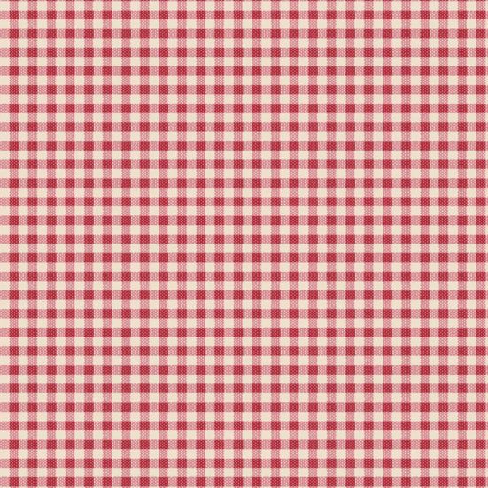 Tilda Creating Memories, Woven Gingham Red