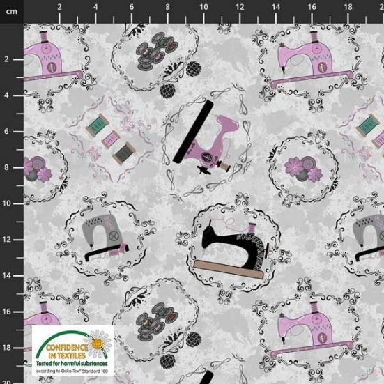 Sew sew sew It Sewing Machine Purple Cotton