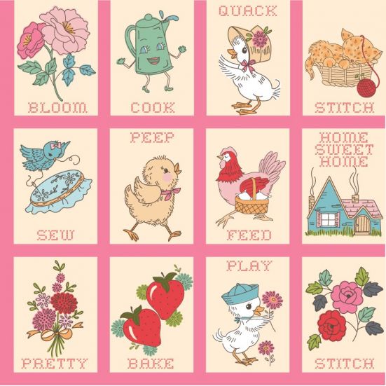 Hopscotch & Freckles Daily Chores Pink