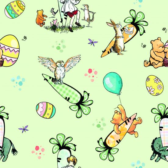 Winne and Friends Easter Cotton