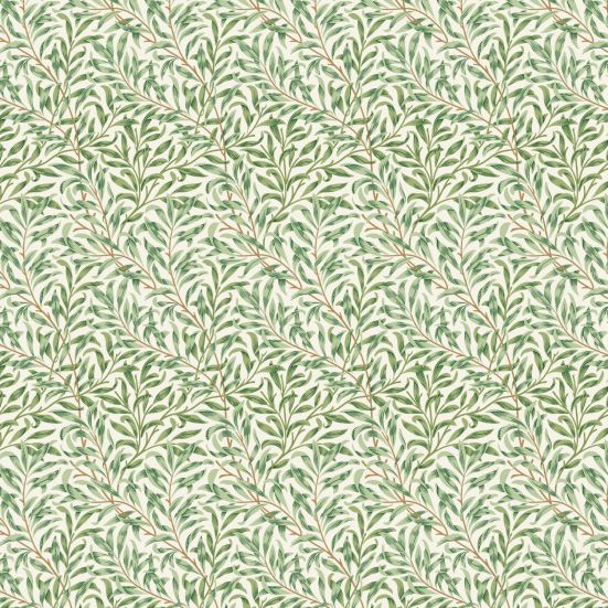 Willow Bough Green Polycotton William morris